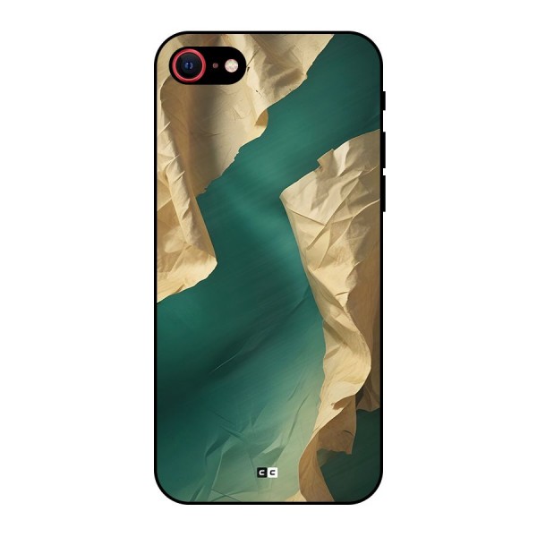 Cool Vintage Paper Metal Back Case for iPhone SE 2022