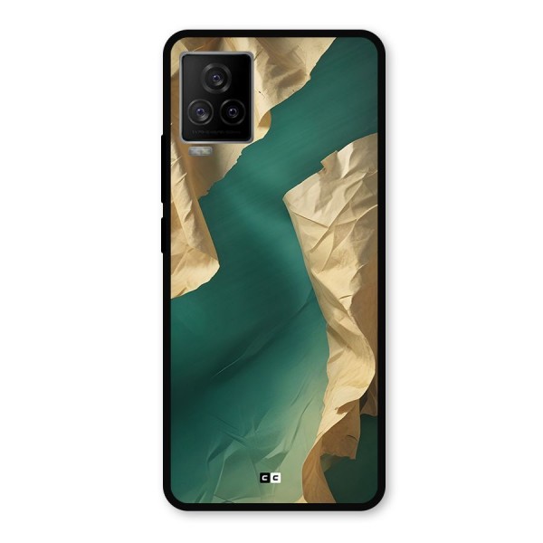 Cool Vintage Paper Metal Back Case for iQOO 7 Legend 5G
