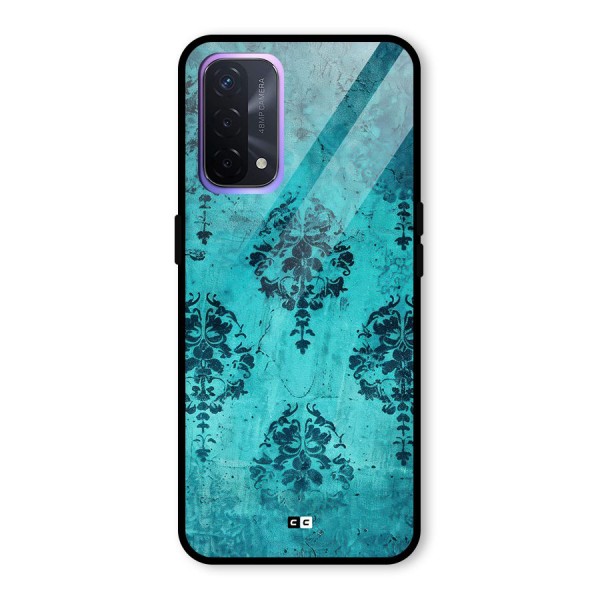 Cool Vintage Wall Glass Back Case for Oppo A74 5G