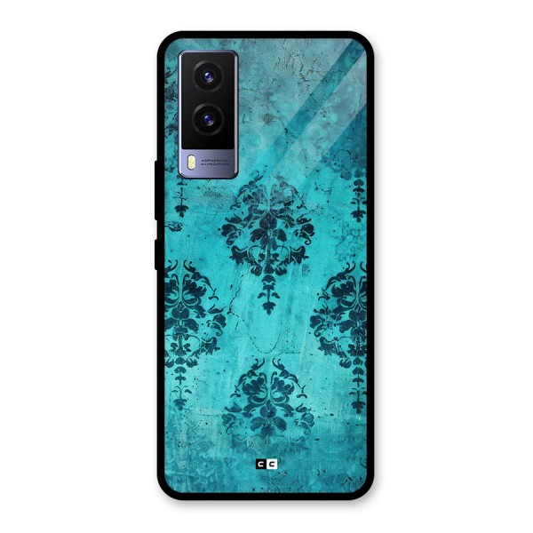 Cool Vintage Wall Glass Back Case for Vivo V21e 5G