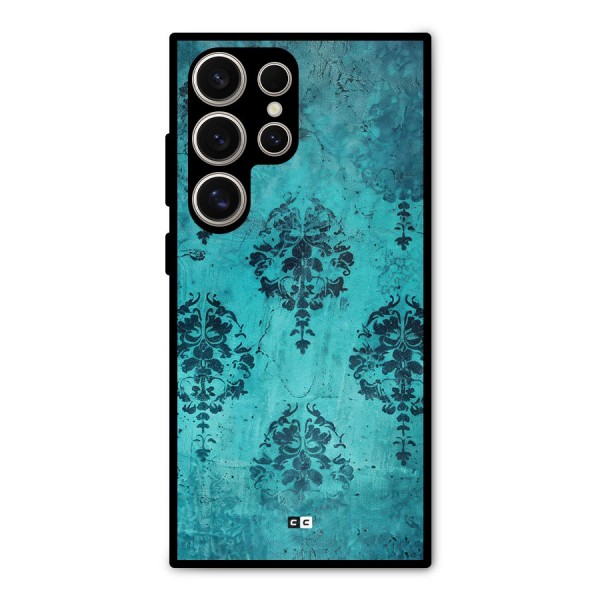Cool Vintage Wall Metal Back Case for Galaxy S24 Ultra