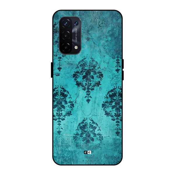 Cool Vintage Wall Metal Back Case for Oppo A74 5G