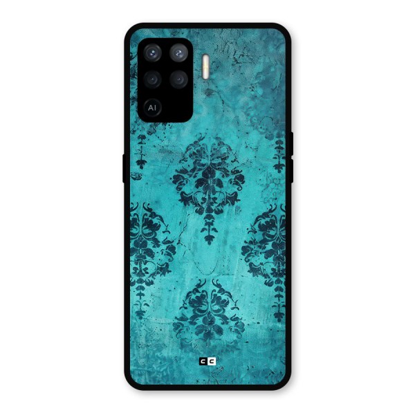 Cool Vintage Wall Metal Back Case for Oppo F19 Pro
