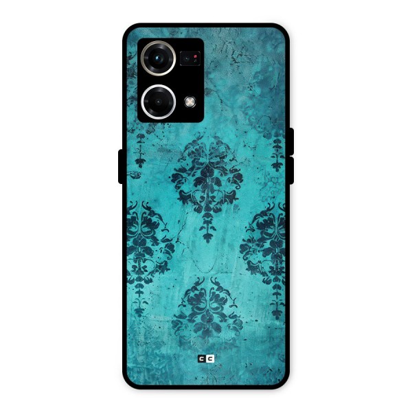 Cool Vintage Wall Metal Back Case for Oppo F21s Pro 4G