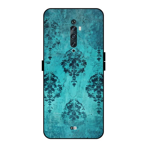 Cool Vintage Wall Metal Back Case for Oppo Reno2 F