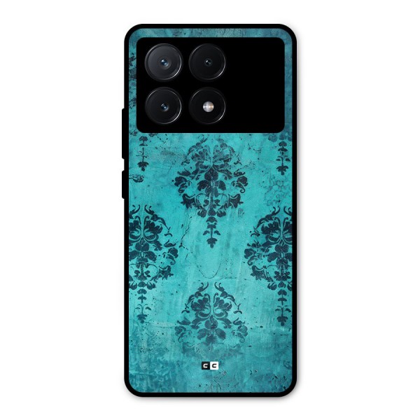 Cool Vintage Wall Metal Back Case for Poco X6 Pro