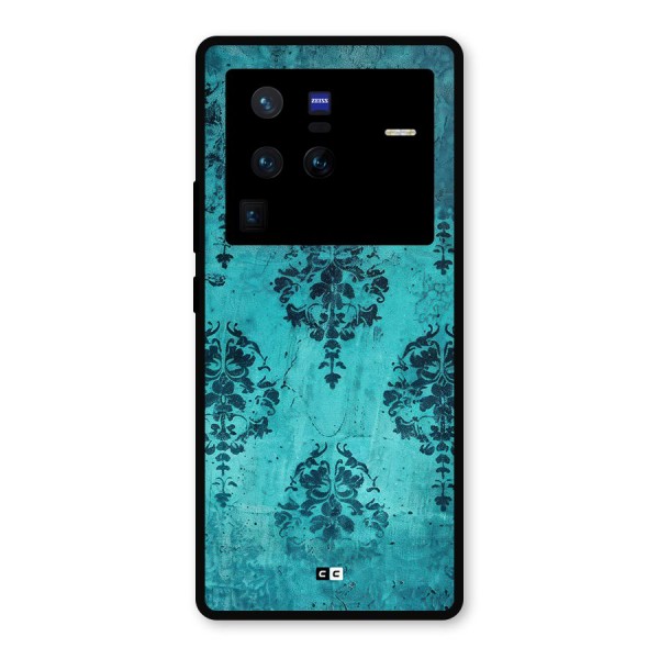 Cool Vintage Wall Metal Back Case for Vivo X80 Pro