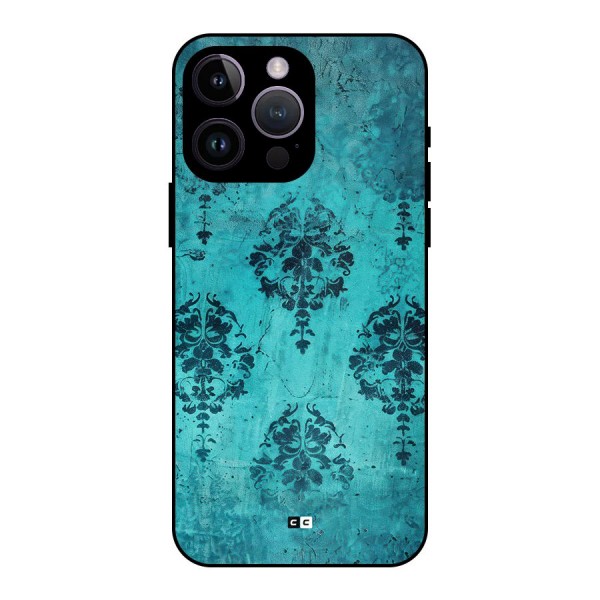 Cool Vintage Wall Metal Back Case for iPhone 14 Pro Max