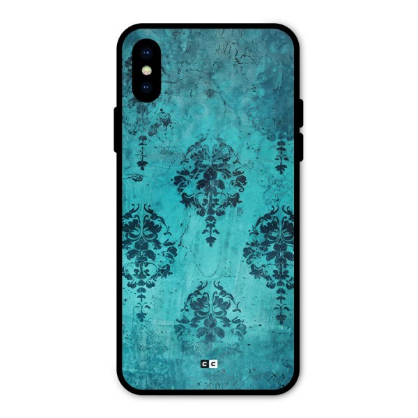 Cool Vintage Wall Metal Back Case for iPhone XS