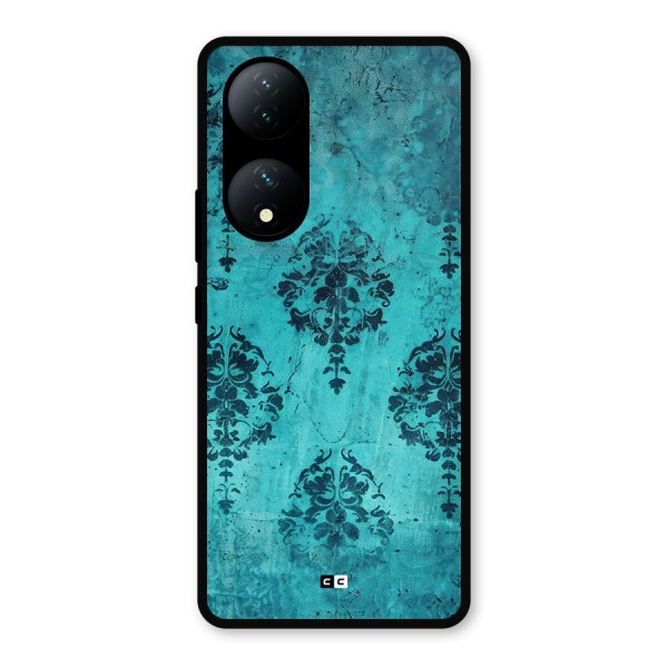 Cool Vintage Wall Metal Back Case for iQOO Z7s