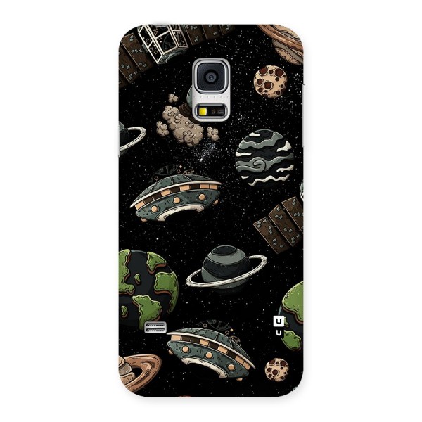Cosmos Night Sky Anime Pattern Back Case for Galaxy S5 Mini