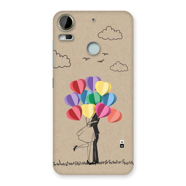 Couple With Card Baloons Back Case for Desire 10 Pro