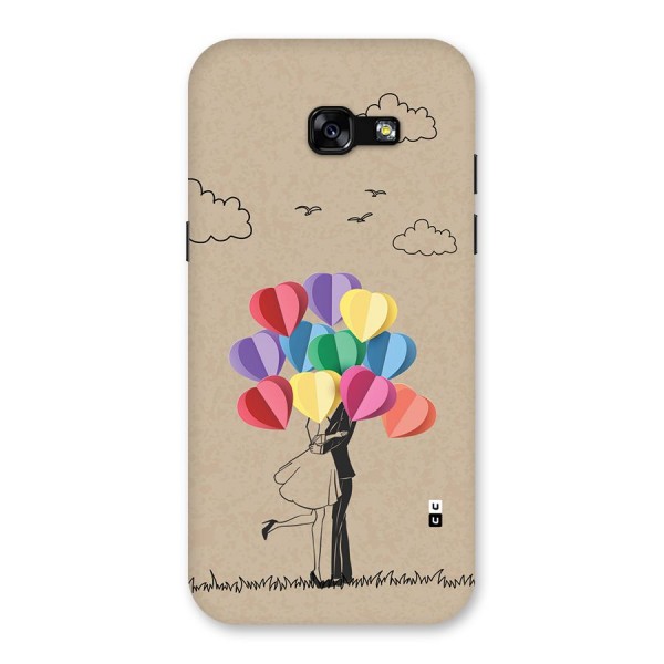 Couple With Card Baloons Back Case for Galaxy A5 2017