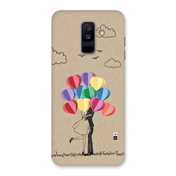 Couple With Card Baloons Back Case for Galaxy A6 Plus