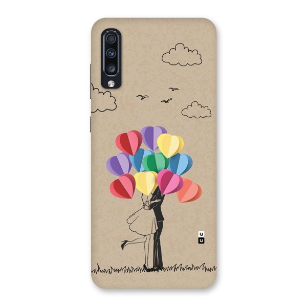 Couple With Card Baloons Back Case for Galaxy A70