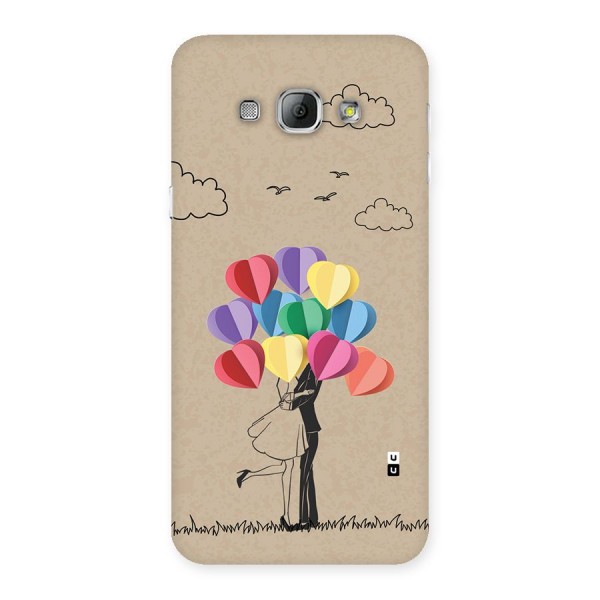 Couple With Card Baloons Back Case for Galaxy A8