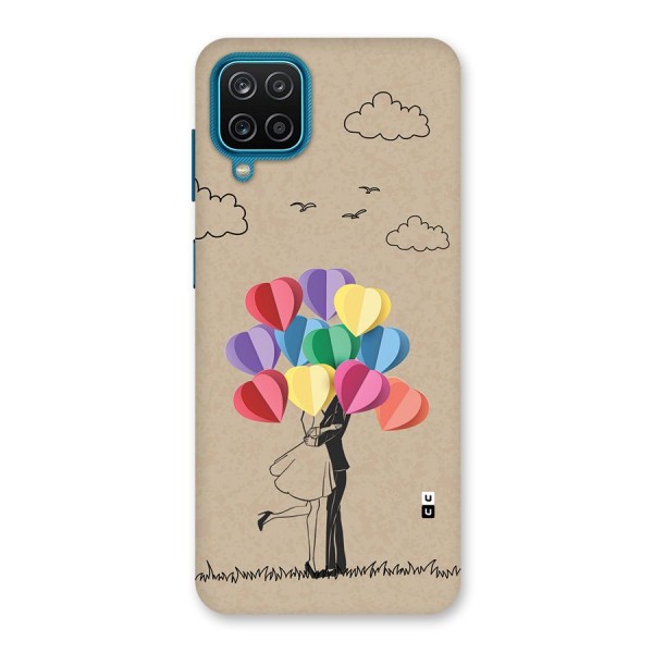 Couple With Card Baloons Back Case for Galaxy F12