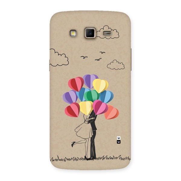 Couple With Card Baloons Back Case for Galaxy Grand 2