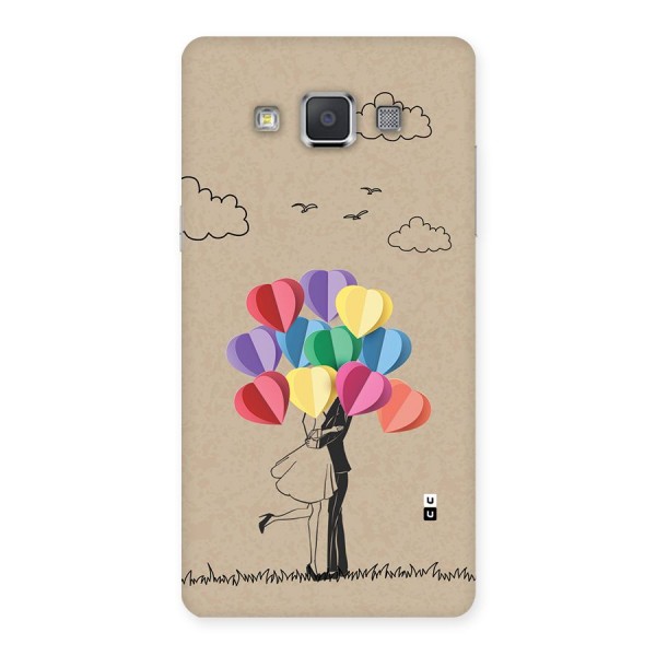 Couple With Card Baloons Back Case for Galaxy Grand 3