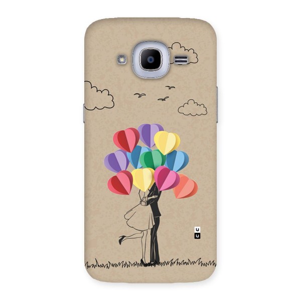 Couple With Card Baloons Back Case for Galaxy J2 2016