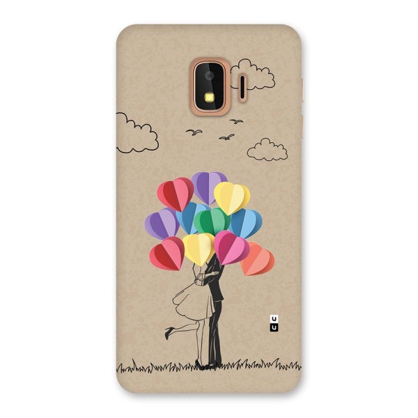 Couple With Card Baloons Back Case for Galaxy J2 Core