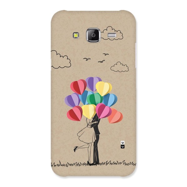Couple With Card Baloons Back Case for Galaxy J5