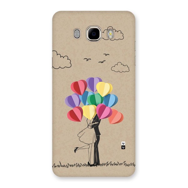 Couple With Card Baloons Back Case for Galaxy J7 2016
