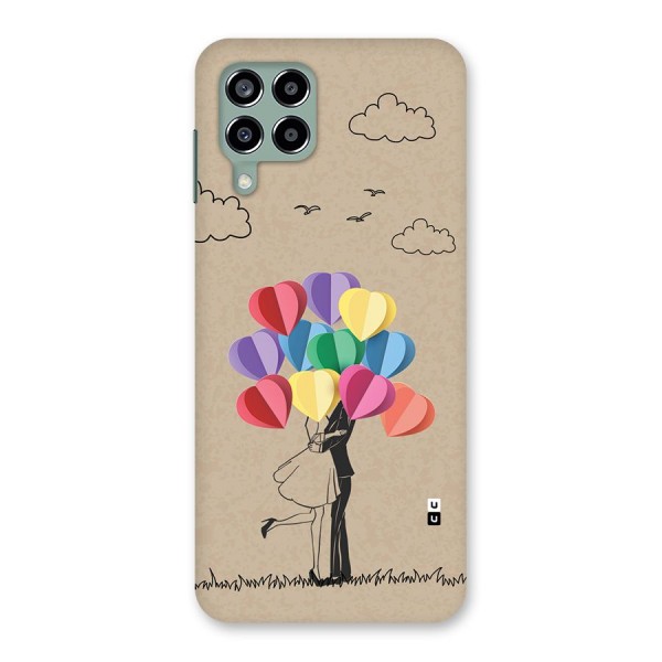 Couple With Card Baloons Back Case for Galaxy M33