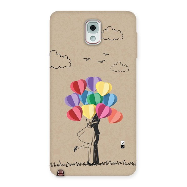 Couple With Card Baloons Back Case for Galaxy Note 3