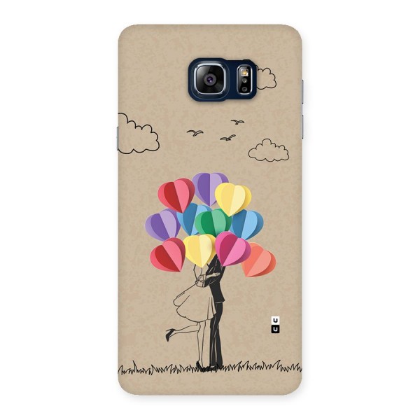 Couple With Card Baloons Back Case for Galaxy Note 5