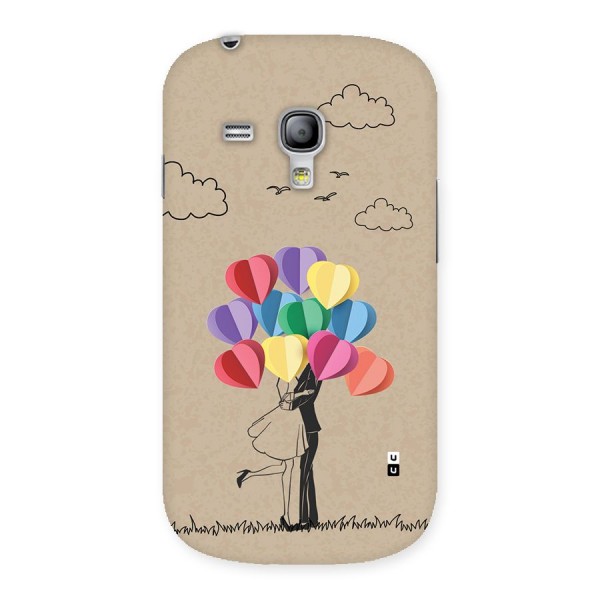 Couple With Card Baloons Back Case for Galaxy S3 Mini