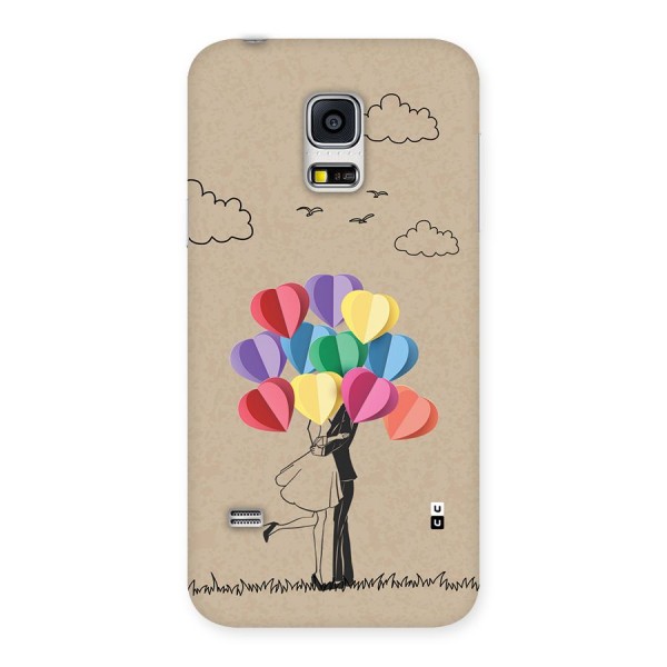 Couple With Card Baloons Back Case for Galaxy S5 Mini