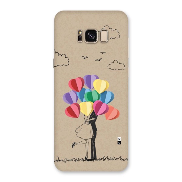 Couple With Card Baloons Back Case for Galaxy S8 Plus