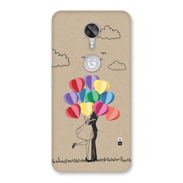 Couple With Card Baloons Back Case for Gionee A1
