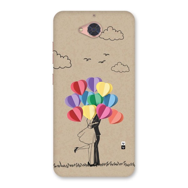 Couple With Card Baloons Back Case for Gionee S6 Pro