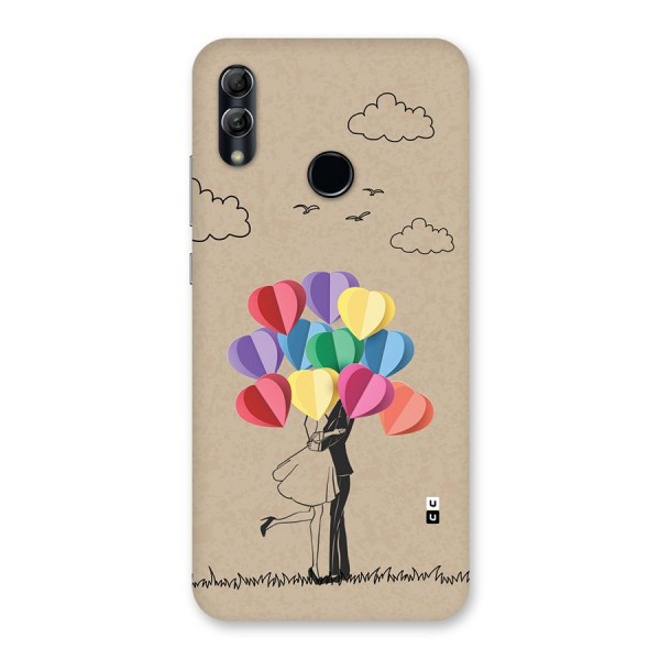 Couple With Card Baloons Back Case for Honor 10 Lite