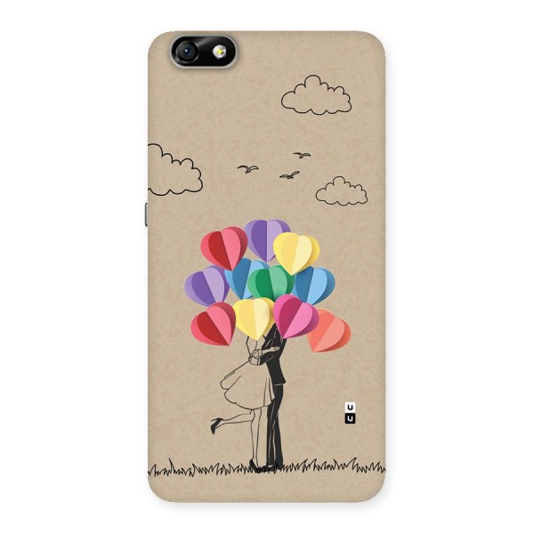 Couple With Card Baloons Back Case for Honor 4X