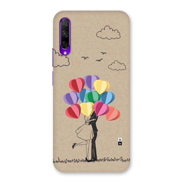 Couple With Card Baloons Back Case for Honor 9X Pro