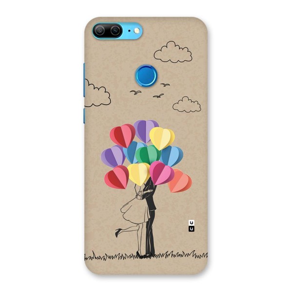 Couple With Card Baloons Back Case for Honor 9 Lite