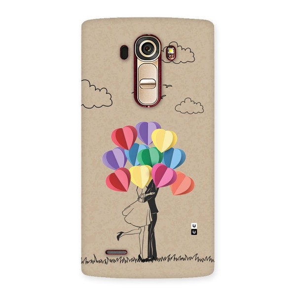 Couple With Card Baloons Back Case for LG G4