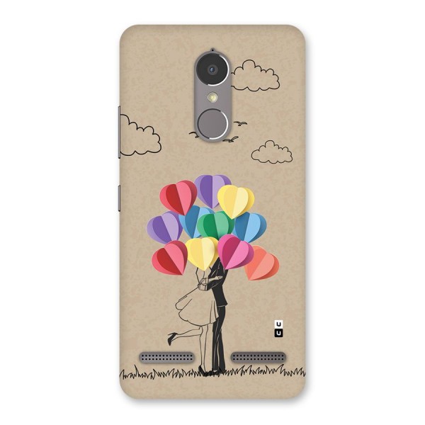 Couple With Card Baloons Back Case for Lenovo K6