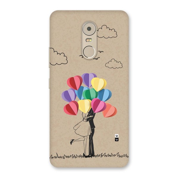 Couple With Card Baloons Back Case for Lenovo K6 Note