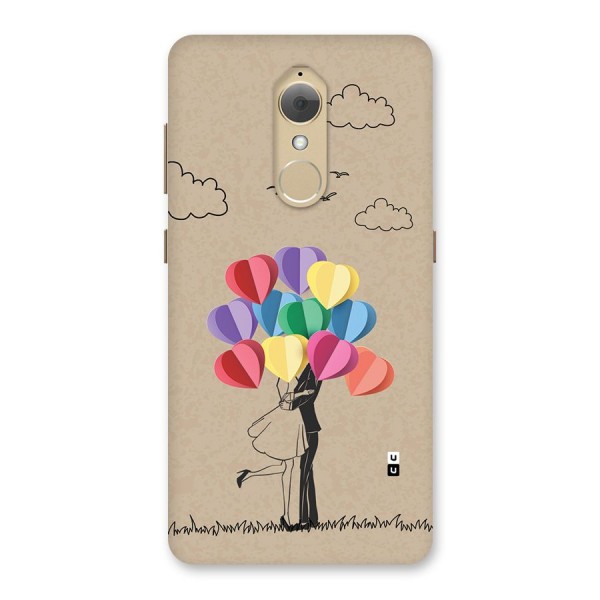 Couple With Card Baloons Back Case for Lenovo K8