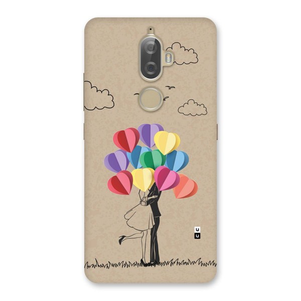 Couple With Card Baloons Back Case for Lenovo K8 Plus