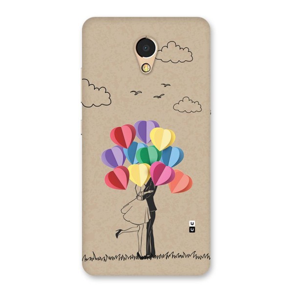 Couple With Card Baloons Back Case for Lenovo P2