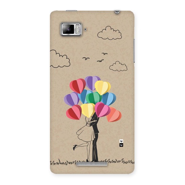 Couple With Card Baloons Back Case for Lenovo Vibe Z K910