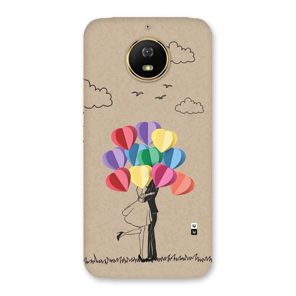 Couple With Card Baloons Back Case for Moto G5s