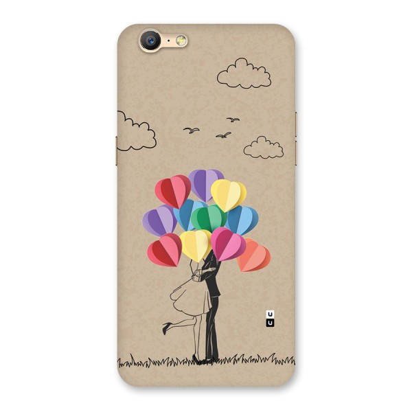 Couple With Card Baloons Back Case for Oppo A39