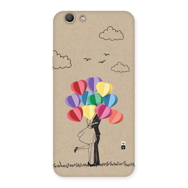 Couple With Card Baloons Back Case for Oppo A59