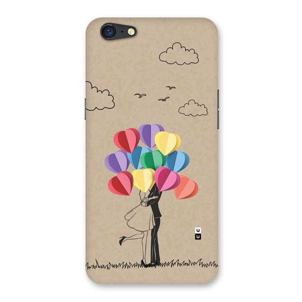 Couple With Card Baloons Back Case for Oppo A71
